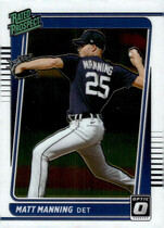 2021 Donruss Optic Rated Prospect #RP22 Matt Manning