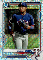 2021 Bowman Chrome Mega (Mojo Refractor) #BCP-139 Bayron Lora