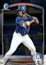 2025 Bowman Chrome Prospects #BCP-2 Zyhir Hope