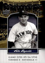 2008 Upper Deck Yankee Stadium Legacy Collection 2001-2500 #2190 Allie Reynolds
