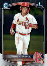 2025 Bowman Chrome Prospects #BCP-66 Sammy Hernandez