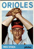 1964 Topps Base Set #382 Wes Stock