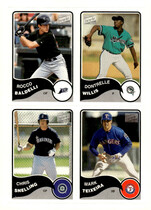 2003 Topps Bazooka 4 on 1 Sticker #34 Chris Snelling|Dontrelle Willis|Mark Teixeira|Rocco Baldelli