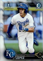 2016 Bowman Chrome Draft Refractor #BDC-43 Nicholas Lopez