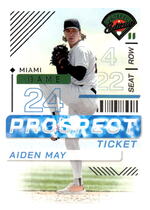 2024 Panini Prospect Edition Prospect Ticket #8 Aiden May