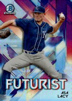 2021 Bowman Chrome Futurist #FUT-AL Asa Lacy