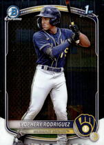 2025 Bowman Chrome Prospects #BCP-36 Yophery Rodriguez