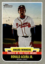 2019 Topps Heritage High Number Award Winners #AW-6 Ronald Acuna Jr.