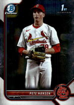 2022 Bowman Chrome Draft #BDC-128 Pete Hansen