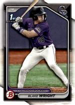 2024 Bowman Draft #BD-27 Blake Wright
