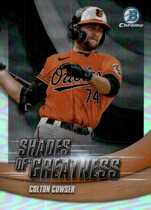 2022 Bowman Chrome Shades of Greatness #SG-9 Colton Cowser