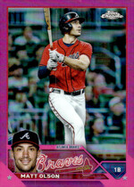 2023 Topps Chrome Pink Refractor #163 Matt Olson