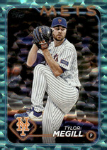 2024 Topps Aqua Crackle Series 2 #368 Tylor Megill