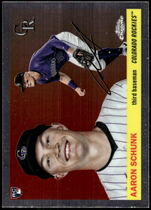 2025 Topps Chrome Platinum #386 Aaron Schunk