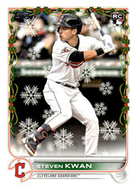 2022 Topps Holiday #HW21 Steven Kwan