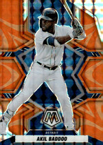 2022 Panini Mosaic Reactive Orange #129 Akil Baddoo