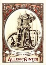 2017 Topps Allen & Ginter Worlds Fair #WF-7 Diesel Engine