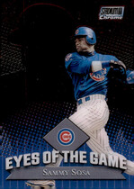 2000 Stadium Club Chrome Eyes of the Game #EG8 Sammy Sosa
