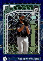 2024 Donruss Optic Blue Velocity #106 Andrew Walters