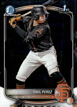 2025 Bowman Chrome Prospects #BCP-134 Onil Perez