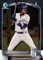 2025 Bowman Chrome Prospects #BCP-123 Jhonayker Ugarte