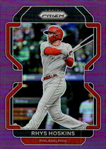 2022 Panini Prizm Purple Prizm #140 Rhys Hoskins