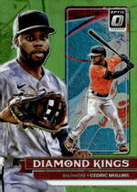 2022 Donruss Optic Lime Green #5 Cedric Mullins