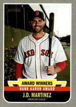 2019 Topps Heritage High Number Award Winners #AW-9 J.D. Martinez