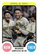 2022 Topps Heritage High Number Now & Then #NAT-7 Joe Musgrove
