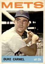 1964 Topps Base Set #44 Duke Carmel