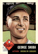 1991 Topps Archives 1953 #34 George Shuba