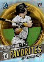 2021 Bowman Chrome ROY Favorites #RRY-JC Jake Cronenworth