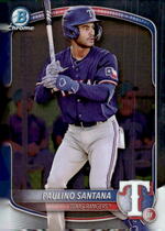 2025 Bowman Chrome Prospects #BCP-72 Paulino Santana