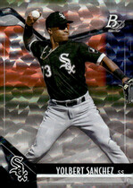 2021 Bowman Platinum Top Prospects Ice Foil #TOP-46 Yolbert Sanchez