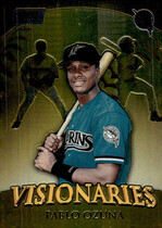 2000 Stadium Club Chrome Visionaries #V13 Pablo Ozuna