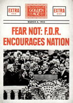 2014 Panini Golden Age Headlines #3 Franklin D. Roosevelt