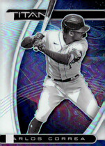 2021 Panini Chronicles Titan Holo #21 Carlos Correa