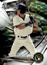 2022 Bowman Platinum Top Prospects Ice Foilboard #TOP-49 Sal Frelick