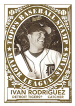 2006 Topps Bazooka Stamps #22 Ivan Rodriguez
