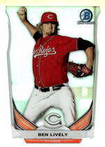 2014 Bowman Chrome Draft Top Prospects #CTP-43 Ben Lively
