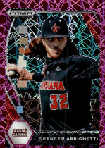 2021 Panini Prizm Draft Picks Pink Velocity Prizm #PDP178 Spencer Arrighetti