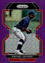 2022 Panini Prizm Purple Prizm #134 Rafael Devers