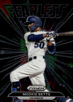 2022 Panini Prizm Fearless #FL-5 Mookie Betts