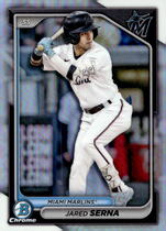 2024 Bowman Chrome Draft Refractor #BDC-161 Jared Serna