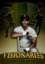 2000 Stadium Club Chrome Visionaries #V16 Wily Mo Pena