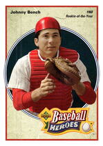 1992 Upper Deck Baseball Heroes Johnny Bench & Joe Morgan #37 Johnny Bench
