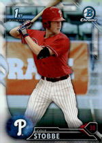2016 Bowman Chrome Draft Refractor #BDC-62 Cole Stobbe