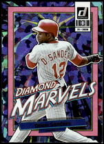 2026 Donruss Diamond Marvels Pink Ice #1 Deion Sanders