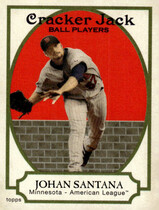 2005 Topps Cracker Jack Mini Stickers #85 Johan Santana