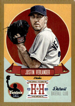2013 Panini Hometown Heroes Curtain Call Gold #CC6 Justin Verlander